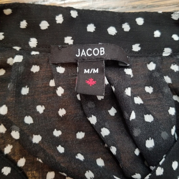 Jacob Polkadot sleeveless sheer top - Picture 3 of 3